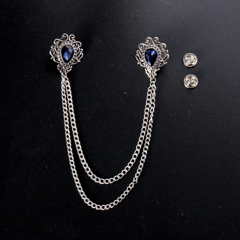 Event Suppliers - Elegante broche grande de aleación Vintage