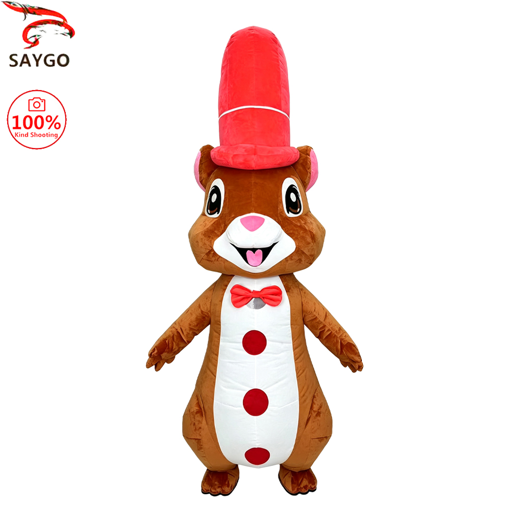 Event & Party Supply Photos - Disfraz Inflable de Ardilla con Gorro