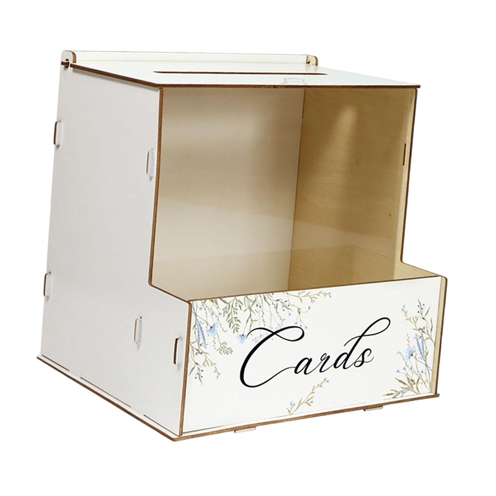 Event Party Box - Caja de Tarjetas de Boda Rústica
