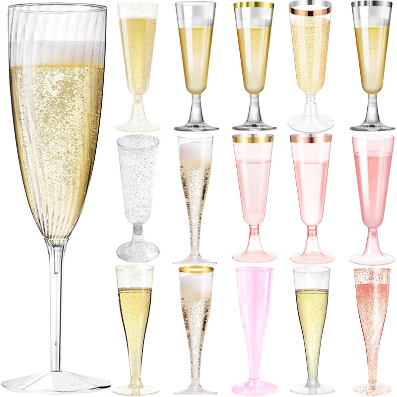 Plastic Cup 50Pcs - 50 Uds. Vasos de champán de