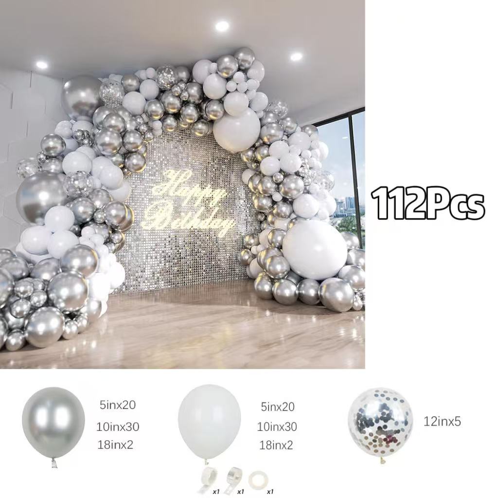 Kit de Arco de Globos Blancos  - Balloon Arch Kit reseña y precio