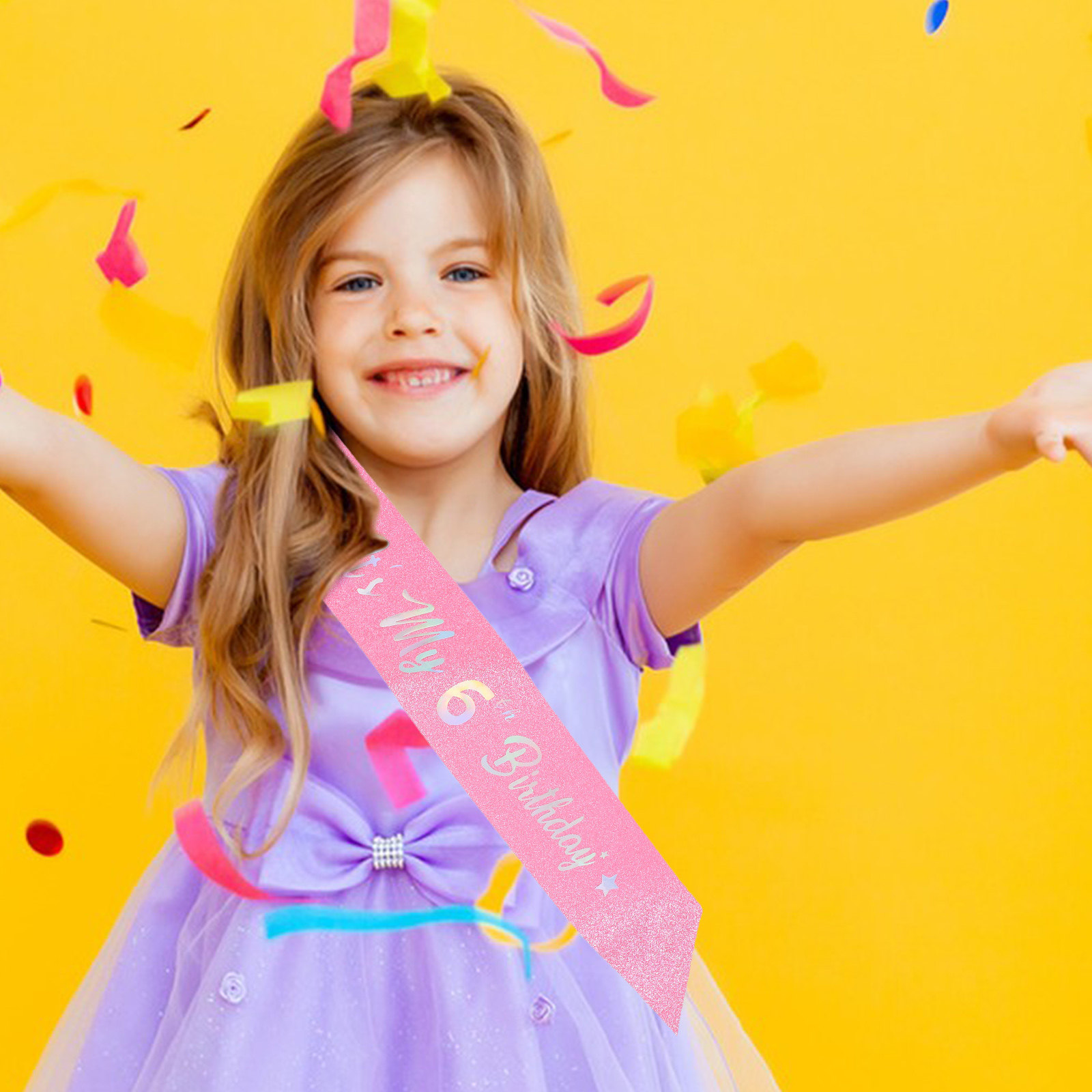 Conjunto de 5 piezas de fajine - Birthday Sash Glitter reseña y precio