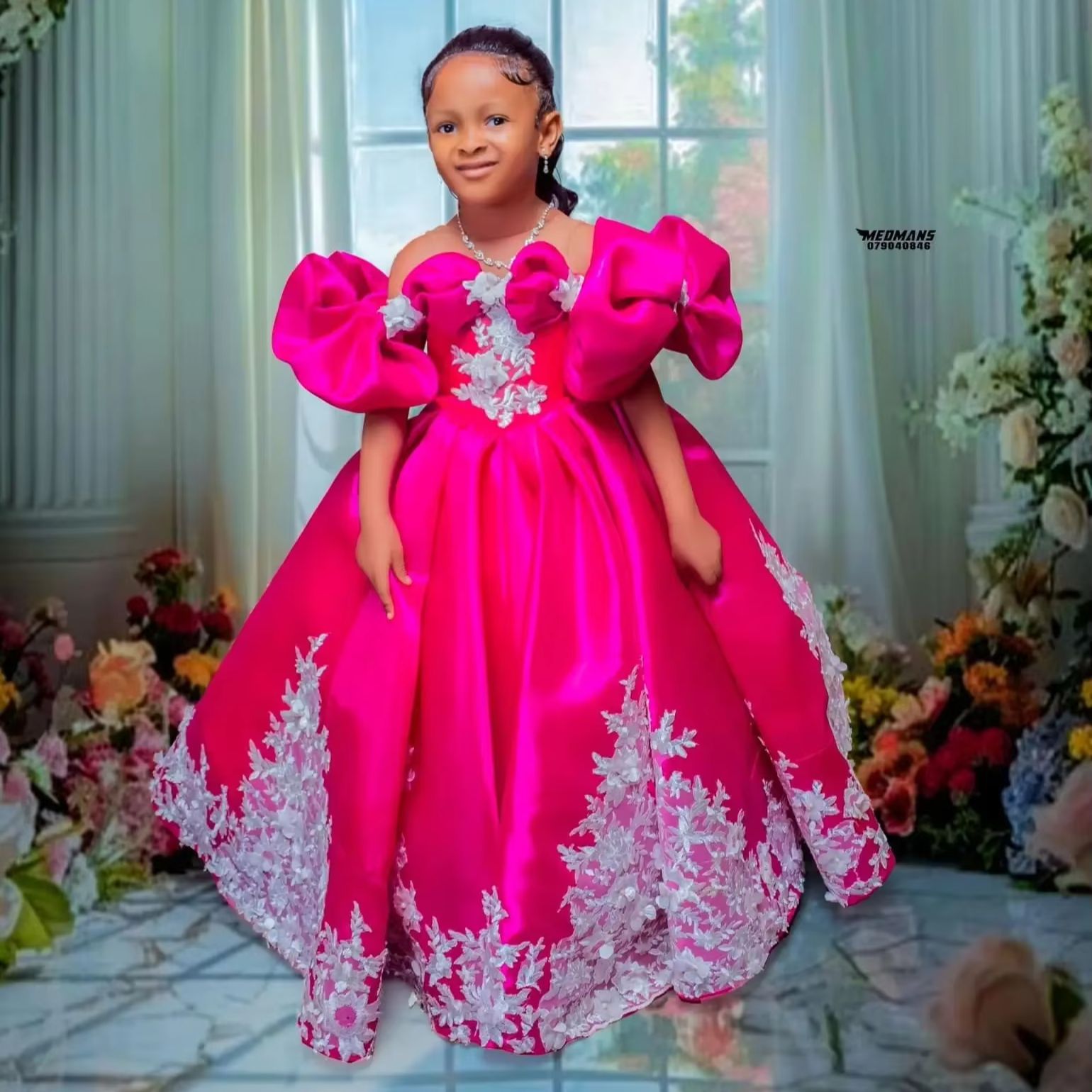 Vestido de niña con diseño flo - Birthday Sash Glitter reseña y precio