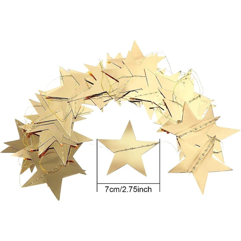 Guirnalda de Estrellas Doradas - Party Banner Gold reseña y precio