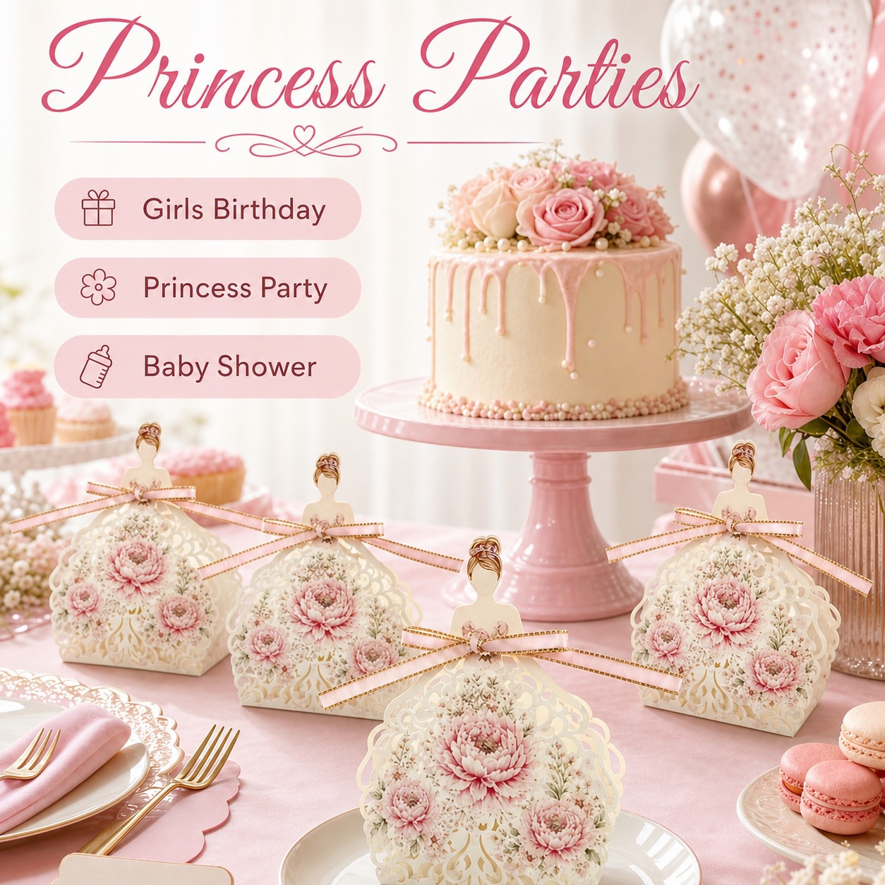 10 Juegos de Cajas de Dulces p - Event Party Box reseña y precio