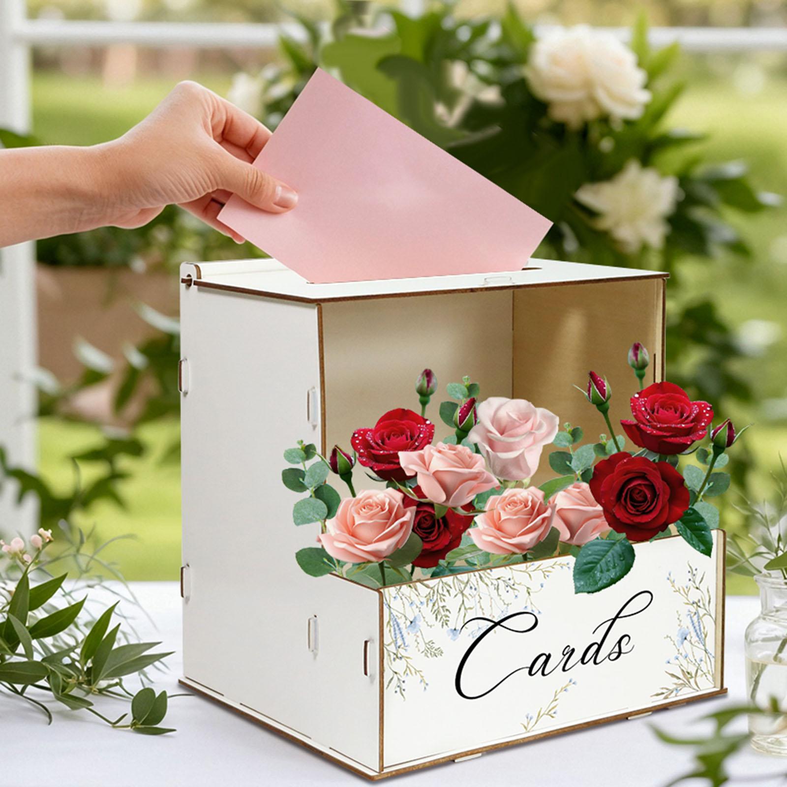 Caja de Tarjetas de Boda Rústi - Event Party Box reseña y precio