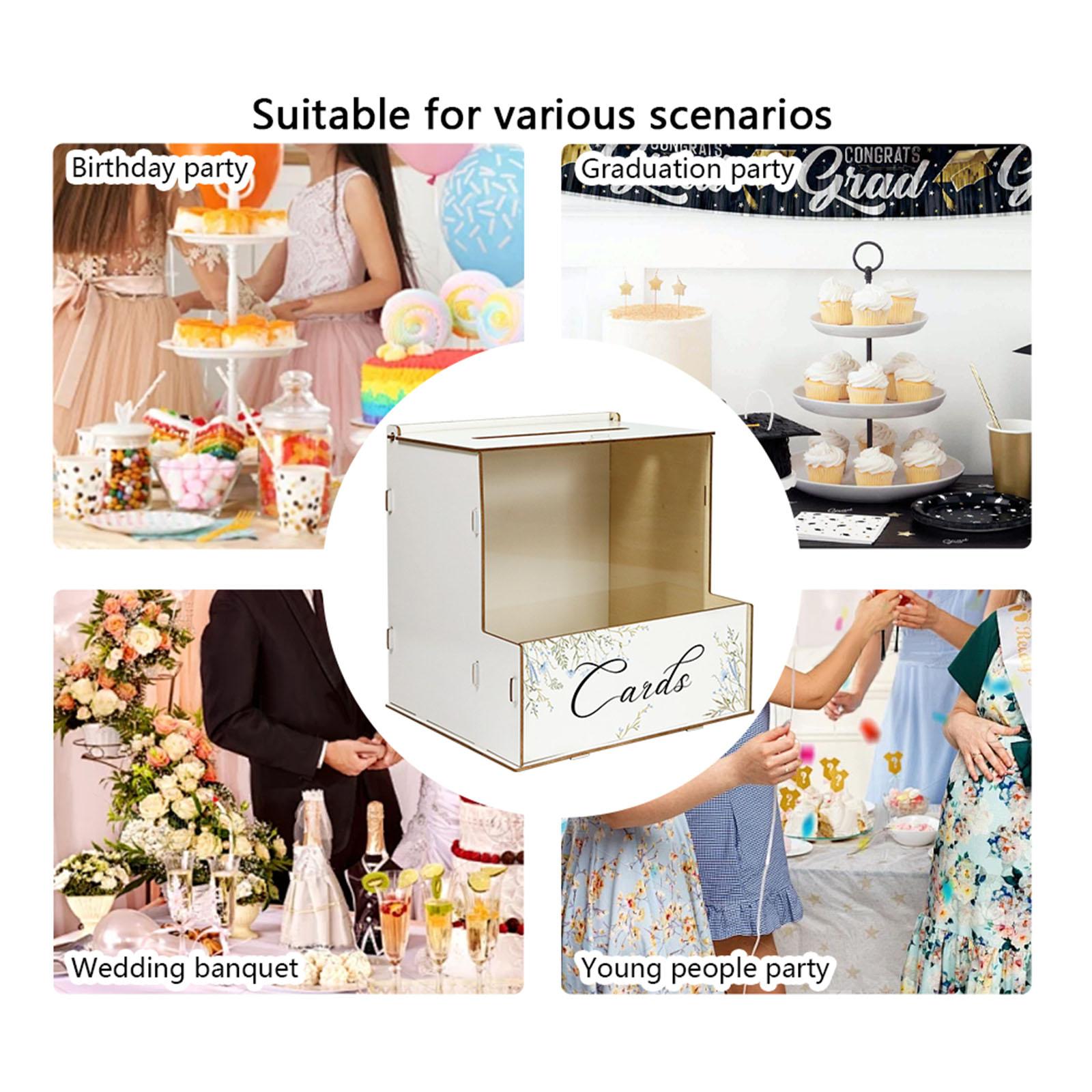 Caja de Tarjetas de Boda Rústi - Event Party Box reseña y precio